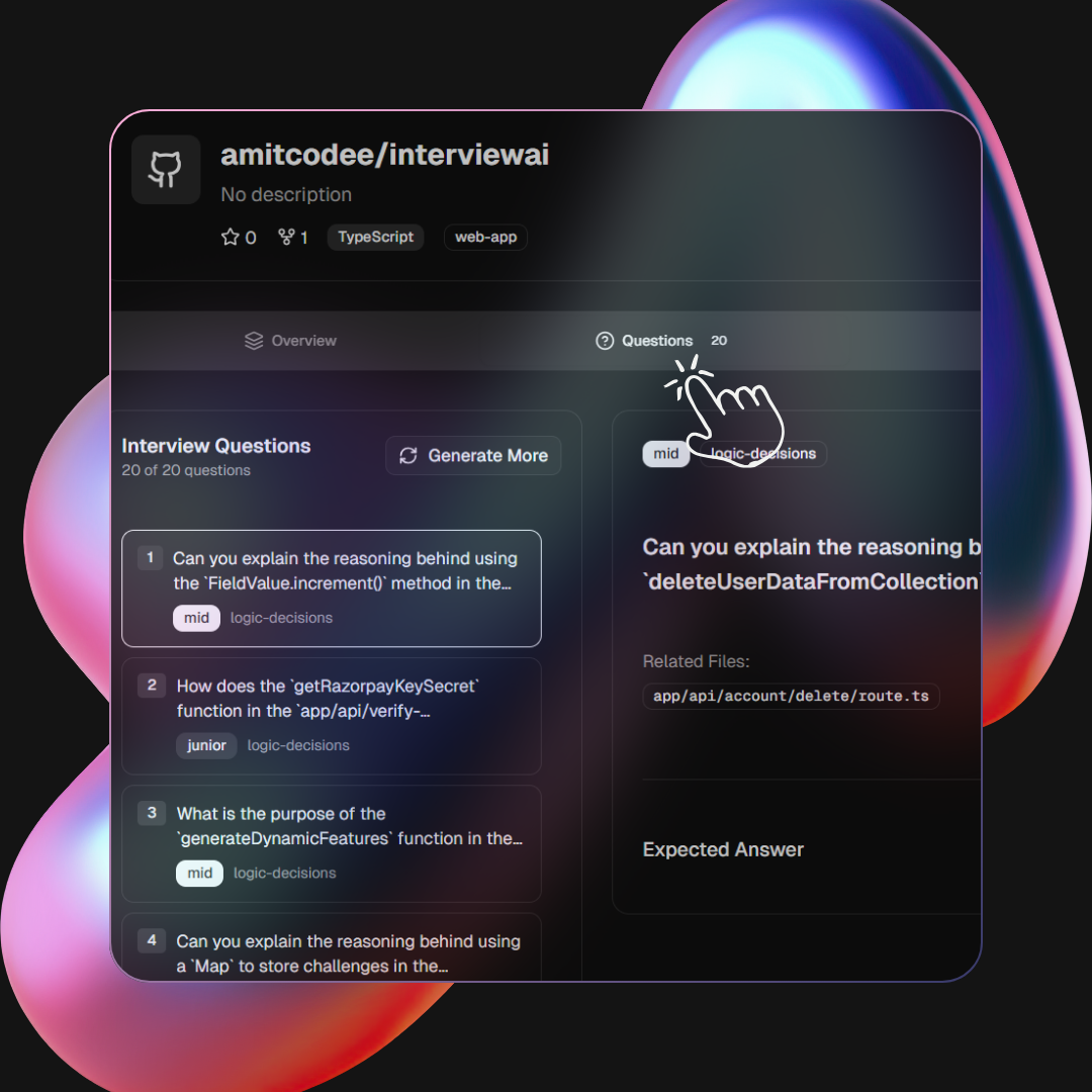 Step 3: Get Interview Questions